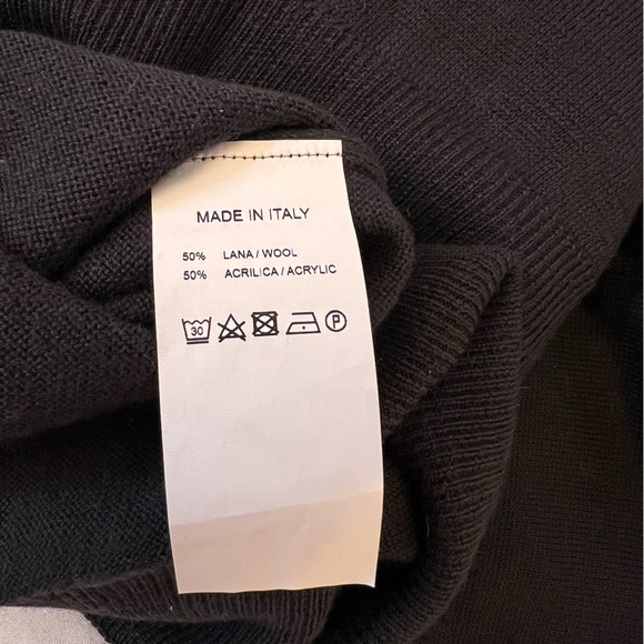 Filippo Riberti Navy Sweater - Men’s Italian Wool Sweater - Picture 10 of 12